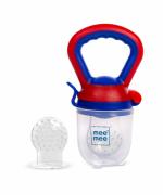 Mee Mee Silicone Advanced Fruit&Food Nutritional Baby Feeder For 6 To 12 Months|Baby Grip Feeder(Pink) Mee Mee Fruit&Food Nutritional Baby Feeder For 6 To 12 Months|Bpa Free|Baby Grip Feeder(Red)
