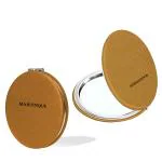 MAJESTIQUE Professional Pocket Makeup Mirror, 1X/2X Magnifying Foldable Mirror with Compact Size, Portable for Handbag, Purse, Pocket Round 1 Pcs - Color May Vary