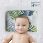 Kradyl Kroft Multicolor Fresh Foilage Soft Applr Bio-Gen Foam Head Shaping Pillow for infants (0-24M)