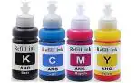 ANG Ink Refill for Brother DCP-T700W Compatible T Series BT6000BK / BT5000 (4 Colour-T700W) Brother Ink Tank Printer Ink Bottle