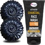 Badahair Activated Charcoal Bath Soap And Face Wash (Combo Of 3)