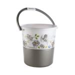 Joyo Dream Home Bucket Set - 2 Piece (25 L Bucket & 1500 ml Matching Mug ) Round for Bathroom- , Grey