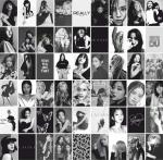 Cvanu 54pcs Black & White BLACKPINK Boho Style Aesthetic Kit Mini Poster for Decor-116 Paper Print (6 inch X 4 inch)