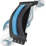 Shopeleven Back Stretcher Multi-Level Back Stretcher Back Pain Relief with Back Support Mate Magic Back Stretching Massage Posture Corrector Device (Multicolor)