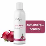 Aravi Organic Red Onion Hair Shampoo For Hair Growth & Hair Fall Control - Enriched with Onion Ginger Oil, Argan Oil, Black Seed Oil & Vitamin E - For Women and Men- Paraben Free - 200ml