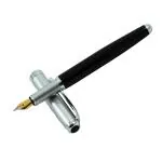Auteur 454180 Black Metal Black Ink Fountain Ink Pen
