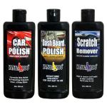 Kangaroo Car Care Kit (Car Polish + Dashboard Polish + Scratch Remover) 200 ML Each + 2 Sponge Fast and Easy to Use