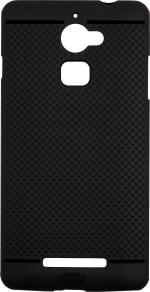 Vakibo Panasonic Eluga Mark Black Rubber, Silicon Grip Case Back Cover