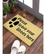 SWHF Premium Coir Mat: Please leave your Shoes here