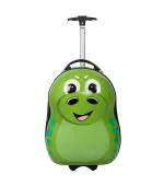 Polo Class Trendy Cute Kids Trolley Bag - green