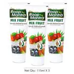 Roop Mantra Ayurvedic Mix Fruit Facewash, 115ml (Pack of 3)