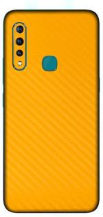 Orgic India Vivo Z1 Pro Carbon Yellow Mobile Skin