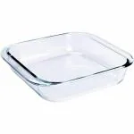 Femora Borosilicate Glass Square Baking Dish Microwave Oven Safe, 1700 ml