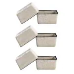 Caffeine White Ceramic Dip and Sauce (Set Of 6)