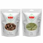Marwar Combo Pack of Black Cardamom + Bay Leaf | 50 Gms Each | Pack of 2