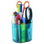 Oddy Multipurpose Pen & Pencil Holder (Transparent) | Pack of 2| Office & Home Stationery Organizer