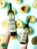 Black & Green Extra Virgin Avocado Oil Bottle, 500 ml