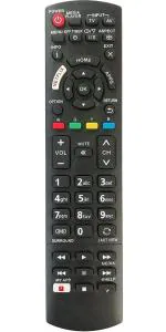 NixGlobal PANA1 Remote Compatible with PANASONIC SMART LED LCD TV Remote Controller (Black)