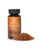 Vann Mantra Flaxseed Oil Capsules| Soft gel | Healthy Heart and Brain| 60 capsules | 500mg