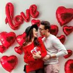 Special You heart balloons for decoration with I love you and Heart shape balloons- 14 items