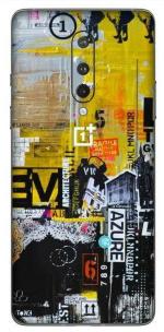 aadia One Plus 8 Matte Vinyl Graffiti Printed Mobile Skin Sticker with Scratch Resistant Lamination