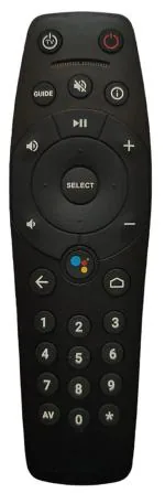 HDF Remote Control Compatible for Tata Sky Binge Plus DTH (with Voice & Google Assistant)