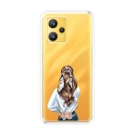Emble Designer Clear Tranperant Silicone Case For Realme 9 Pro Plus 5G -Design A4 ( TPU | Soft , Realme 9 Pro Plus 5G | Multicolor )
