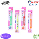 MAXI ABC Baby Toothbrush and Tongue Cleaner-Oral Hygiene Kit (Pack of 4)