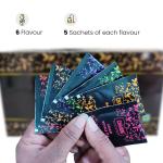 Chaiom - Tea Box of 30 Tea bags| Black Tea Green Tea | 6 Variants | 30 Tea Bags