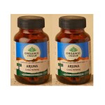 Organic India Arjuna Cardiac Wellbeing Ayurvedic Medicine (2 Packs, 60 Veg Capsule in Each Pack)