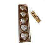 MOSHIKS 5 Hearts Milk Chocolate with Raisins; 50 Grams