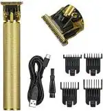 HTC Hair Remover Rechargeable Hair Cutting Shaver For Men Gold