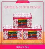 Samrathal Industries Designer Saree Cover/Clothes Organiser with Transparent Window