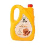 Two Farmers Organics Natural Yellow Mustard Oil Cold-Pressed and Extra Virgin Peeli Sarso Oil Unrefined Yellow Mustard Oil for Cooking (5 Ltr)