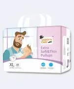 Daddy's Care Ultra-Thin Disposable Pull-Up Diapers with Wetness Indicator - XL Size - 46 Count