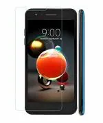 Vizio LG K30 Clear Tempered Glass Anti-Fingerprint Screen Protector with Dry and Wet Wipe 15 x 8 x 1.3 cm