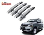 Auto E-Shopping Car Chrome Handle Cover for Mahindra Xylo All Models Set of 4 Pieces