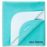 Cherilo Quick Dry Waterproof Protector Baby Dry Sheet , Extra Large (140cm X 200cm)| Sea Green