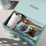 ISVARA Tete-a-tea Gift Set, The Herb Basket Tea Box, Gem Tea Filter, Honey and Spoon