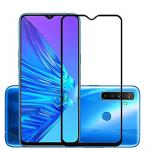 eZell Tempered Glass for REALME 5 9H Hardness, Anti-Scratch, Anti Oil Stains & Full Glue Tempered Mobile Screen Protector