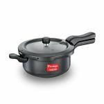 Prestige Svachh Hard Anodised Spillage Control Pressure Cooker, 3.5 L (Black)
