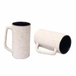 Caffeine Cream, Black Ceramic Milk Mug (Set Of 2)