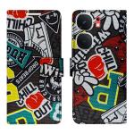 Dhar Flips Chill Black Flip Cover for IQOO NEO 9 PRO | Magnetic Case | Shock Absorbent | Flip Cover IQOO NEO 9 PRO