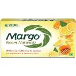Margo Neem Naturals Soap | Enriched With Honey & Lemon | Soap for Refreshed & Glowing Skin [100GM X 5]