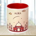 NH10 DESIGNS Agra Printed Coffee Mug for Girls Boys Kids Birthday Gift for Friends Mugs for Agra Tourism Lover Mugs for Gift (Microwave Safe Ceramic Mug-350ml) - OT3TM1 22