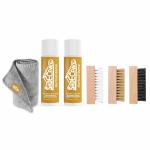 ROYAL CARE PROFESSIONAL SPRAY CLEANER 200 ML + SHOE DEODRIZER WITH DISINFECTANT SPRAY200 ML + SOFT BRUSH + HARD BRSUH + MEDIUM BRUSH + 1 MICROFIBER CLOTH | Works on Leather, Whites, Nubuck, Golf Shoes, Basketball Shoes, Boots, Sandals