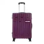 Safari Cargo Neo TSA Lock 8 Wheels 71 Cms Medium Check-in Trolley Bag Hard Case Polycarbonate 360 Degree Wheeling System Luggage, Trolley Bags for Travel, Suitcase for Travel, Magenta Purple