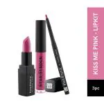 Star Struck by Sunny Leone Kiss Me Pink 3PC Lip Kit (Lipstick + Lip Liner + Lip Gloss)