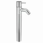 JAQUAR Florentine Series Table Mounted Regular Cold ONLY Basin TAP/TAP (Chrome) | TOP Lever, Brass Body Water Tap/Faucet/Cock for Bathroom/Kitchen Wash Basin | FLR-CHR-5021M