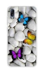 Case Club Multicolor Silicon Shock Proof Back Cover for Asus ZenFone Max M2